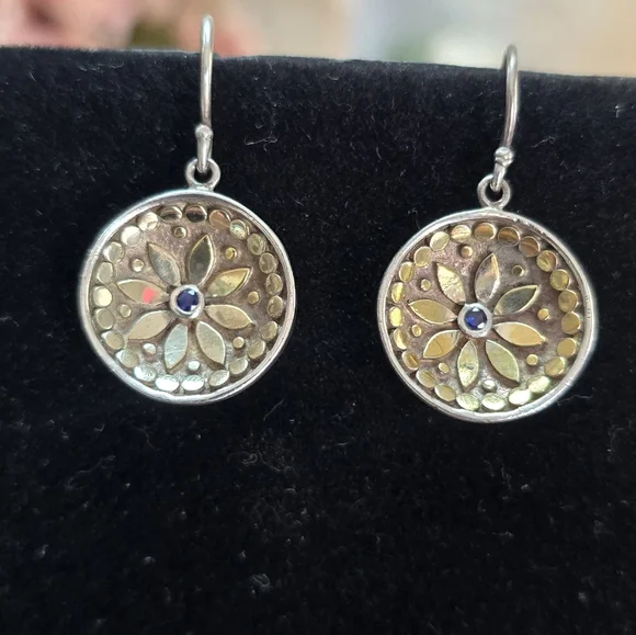 Anna Beck 18k Gold-Plated 925 Earrings - Picture 2 of 6